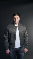 Men's Amico Grey Bomber Jacket