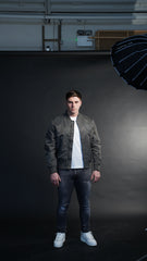 Men's Amico Grey Bomber Jacket