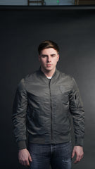 Men's Amico Grey Bomber Jacket