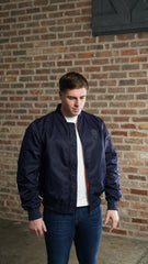 Men's Amico Navy Bomber Jacket