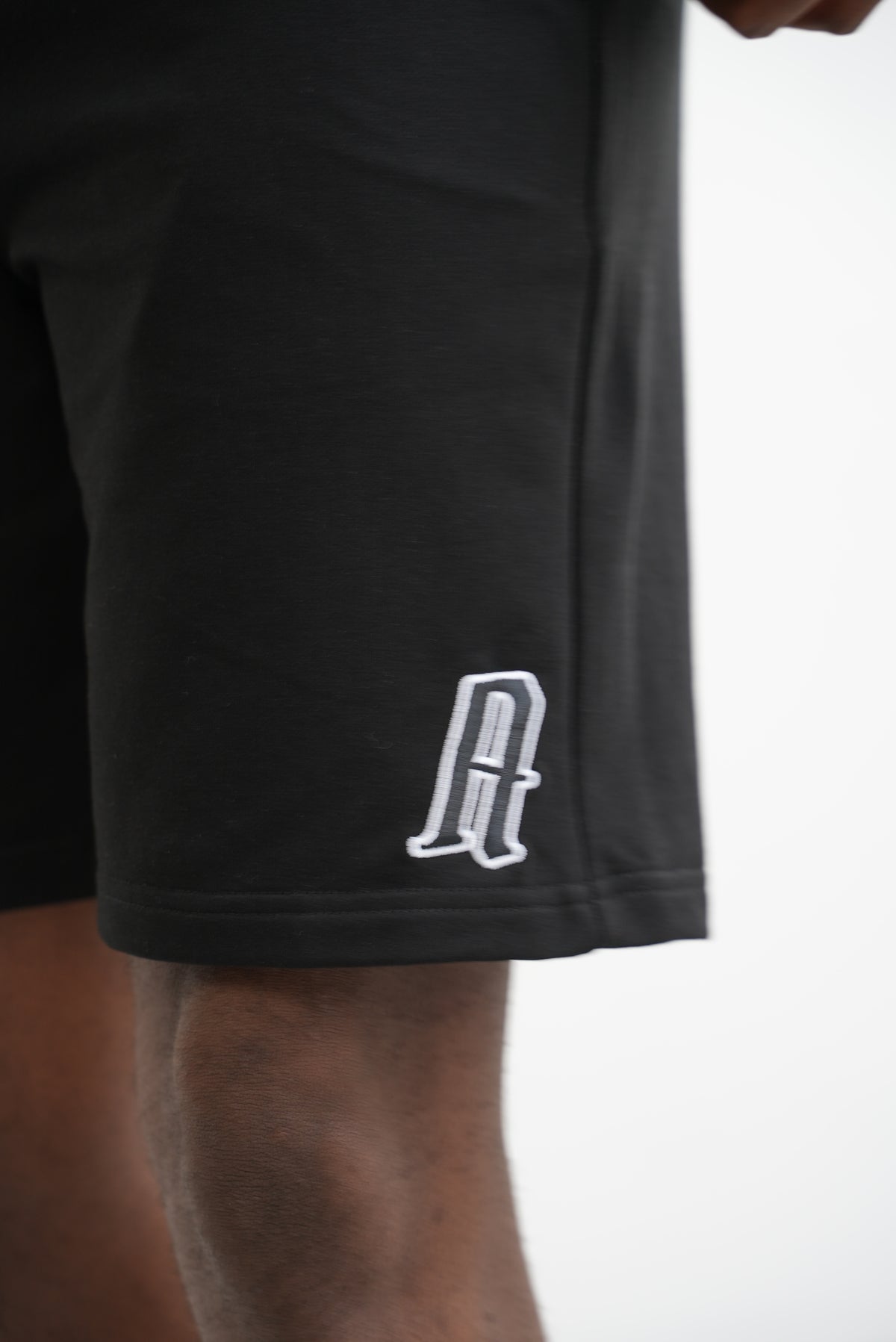 Men's A Badge Shorts Black