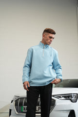 QTR Zip Baby Blue