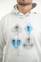 Grey Suit Grey Baby Blue Hoodie