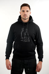 Black Two Dogs Hoodie