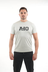 Amico Grey Black Print Tee