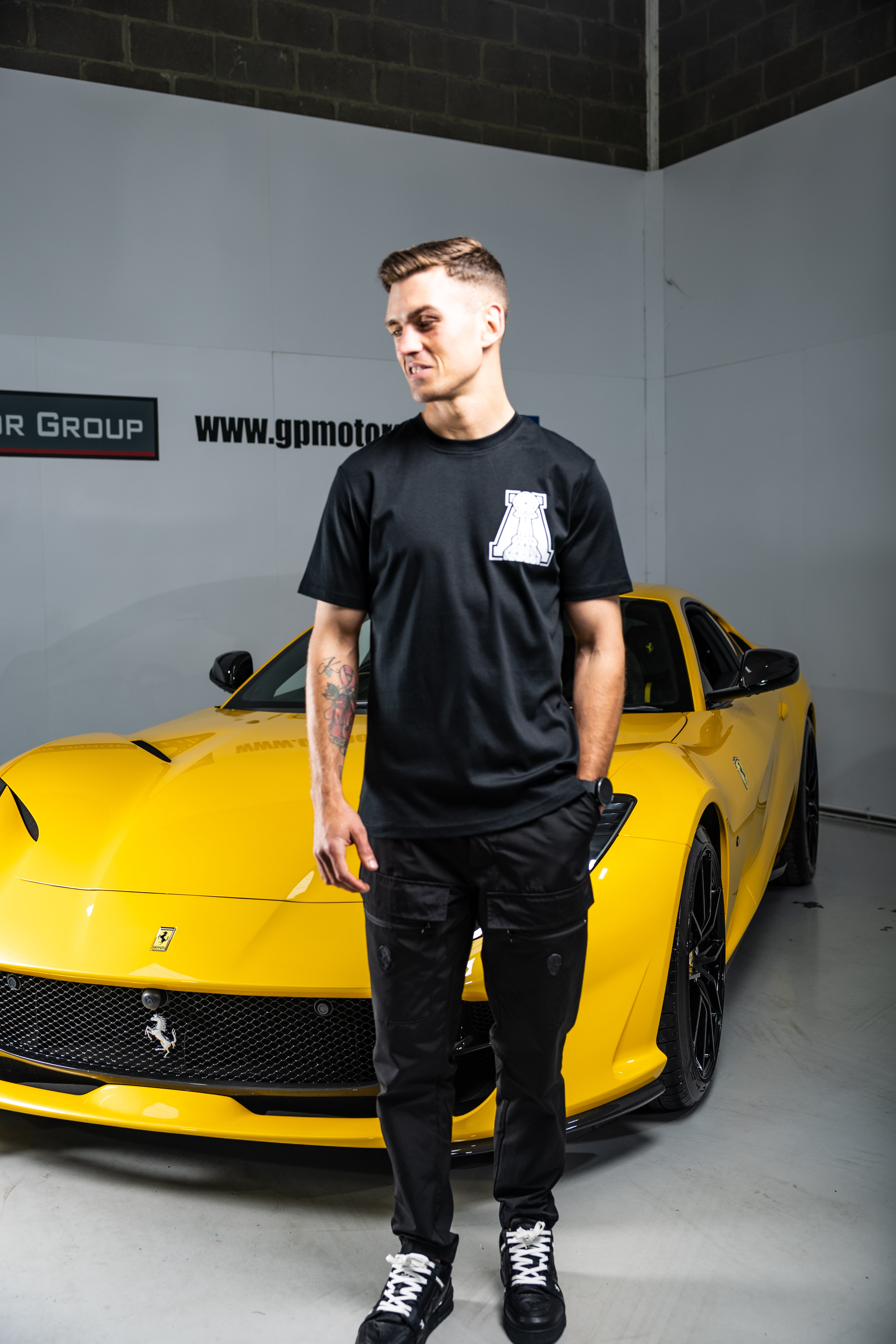 A X PAWN BLACK TEE