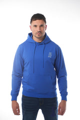 “A” EMBROIDERY BLUE HOODIE