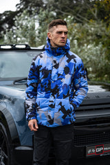 AMICO CAMO SKULL JACKET BLUE