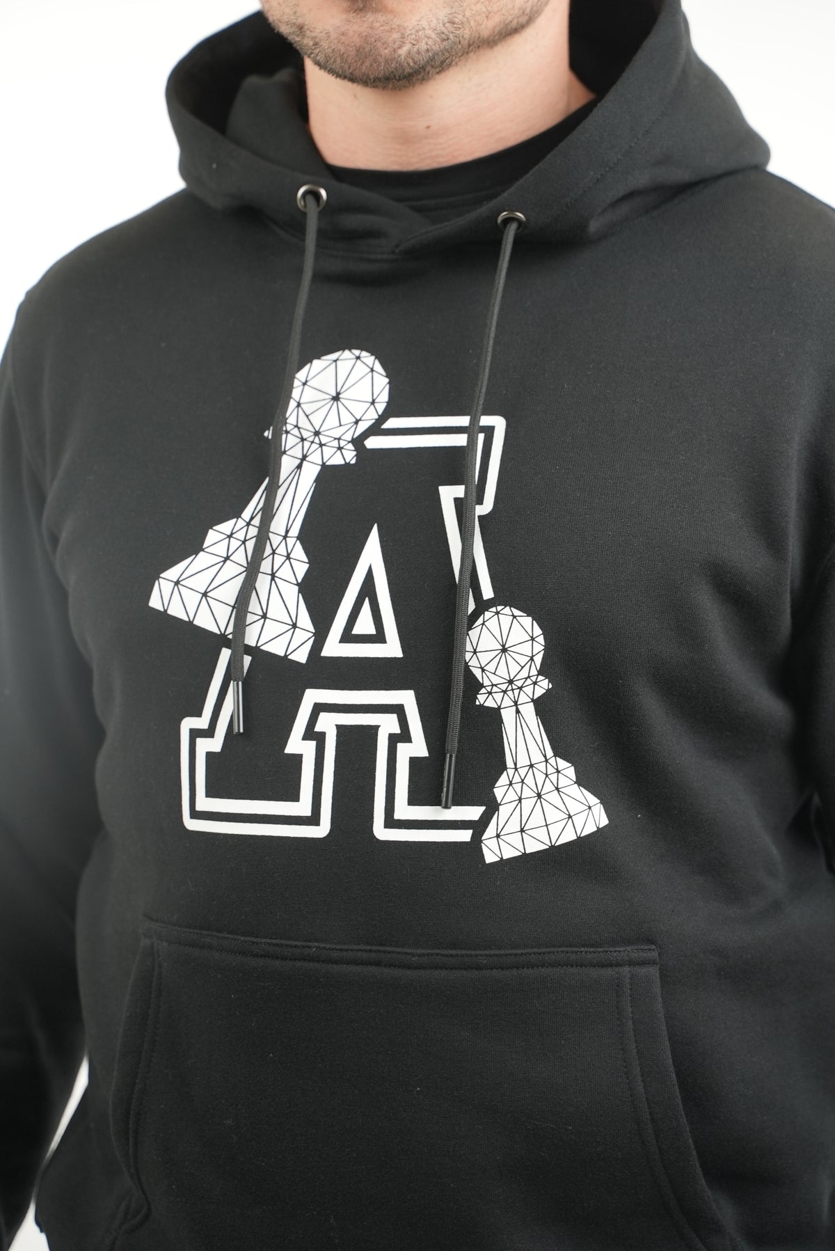 A Black Varsity Hoodie