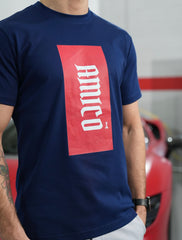 Amico red Tee navy