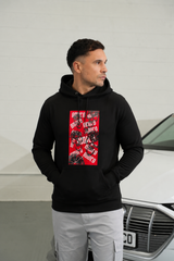 Black Amico & Skull Scatter Hoodie