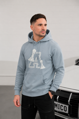 Baby Blue A Hoodie with Pawns