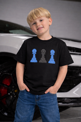 Amico Jr Tri Pawn Black Tee