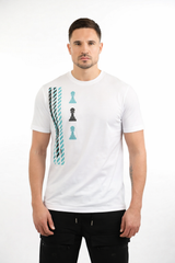 Amico White Tri Pawn Tyre Mark Tee