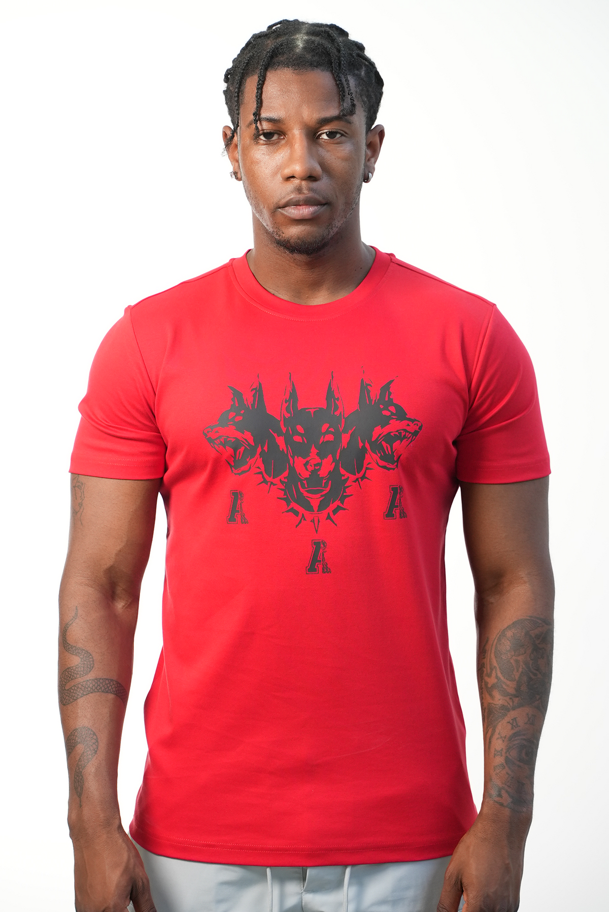 Men's Red Doberman T-Shirt