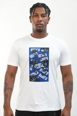 Men's Amico Skull Blue T-Shirt