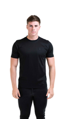 Amico Embroidery Pawn Black Tee
