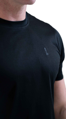 Amico Embroidery Pawn Black Tee