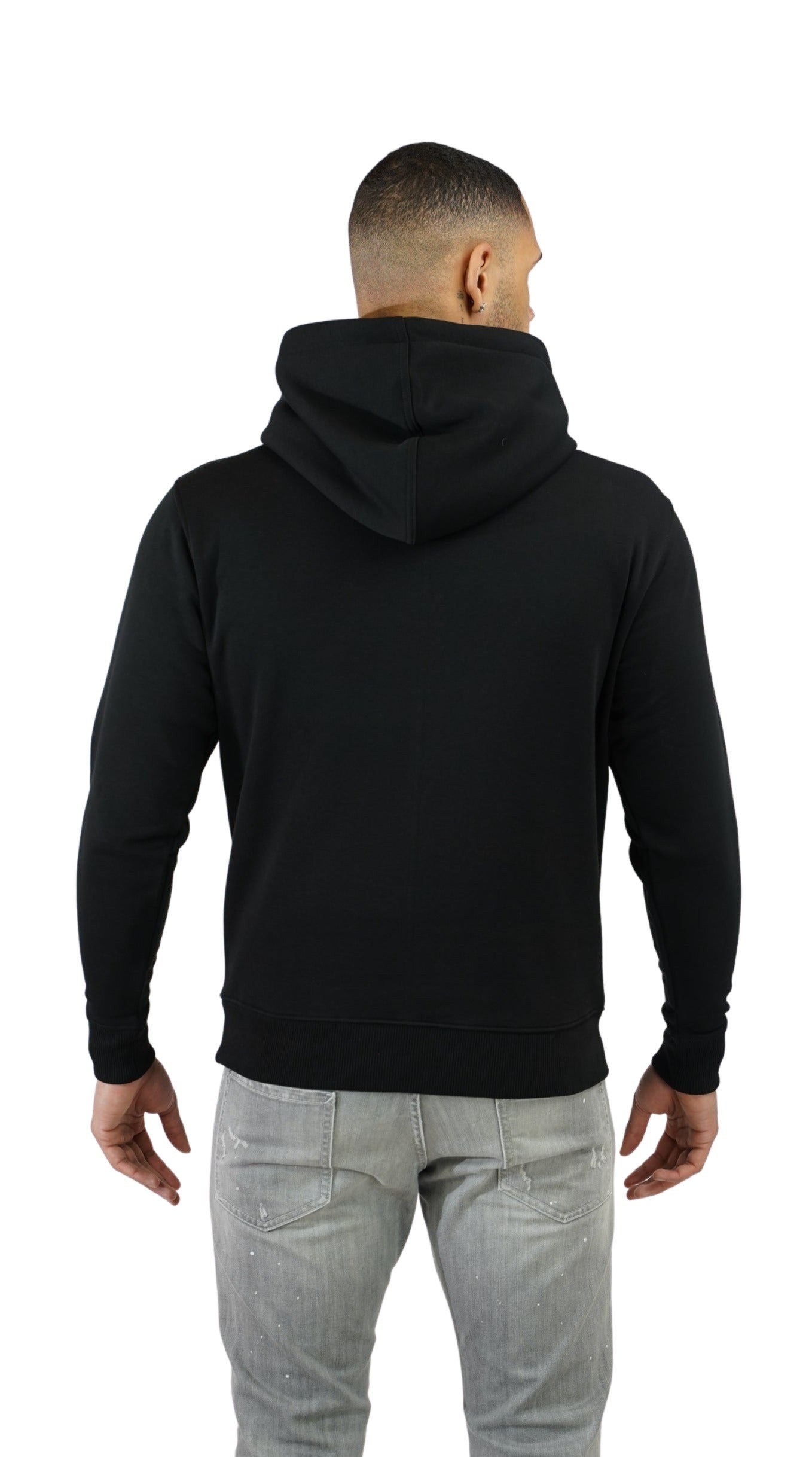 Amico Black Crown Hoodie