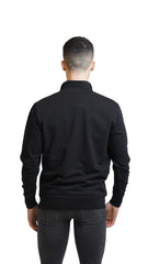 Men's Amico Black Half Zip Top