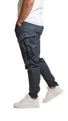 Men's Amico Dark Grey Cargo Bottoms