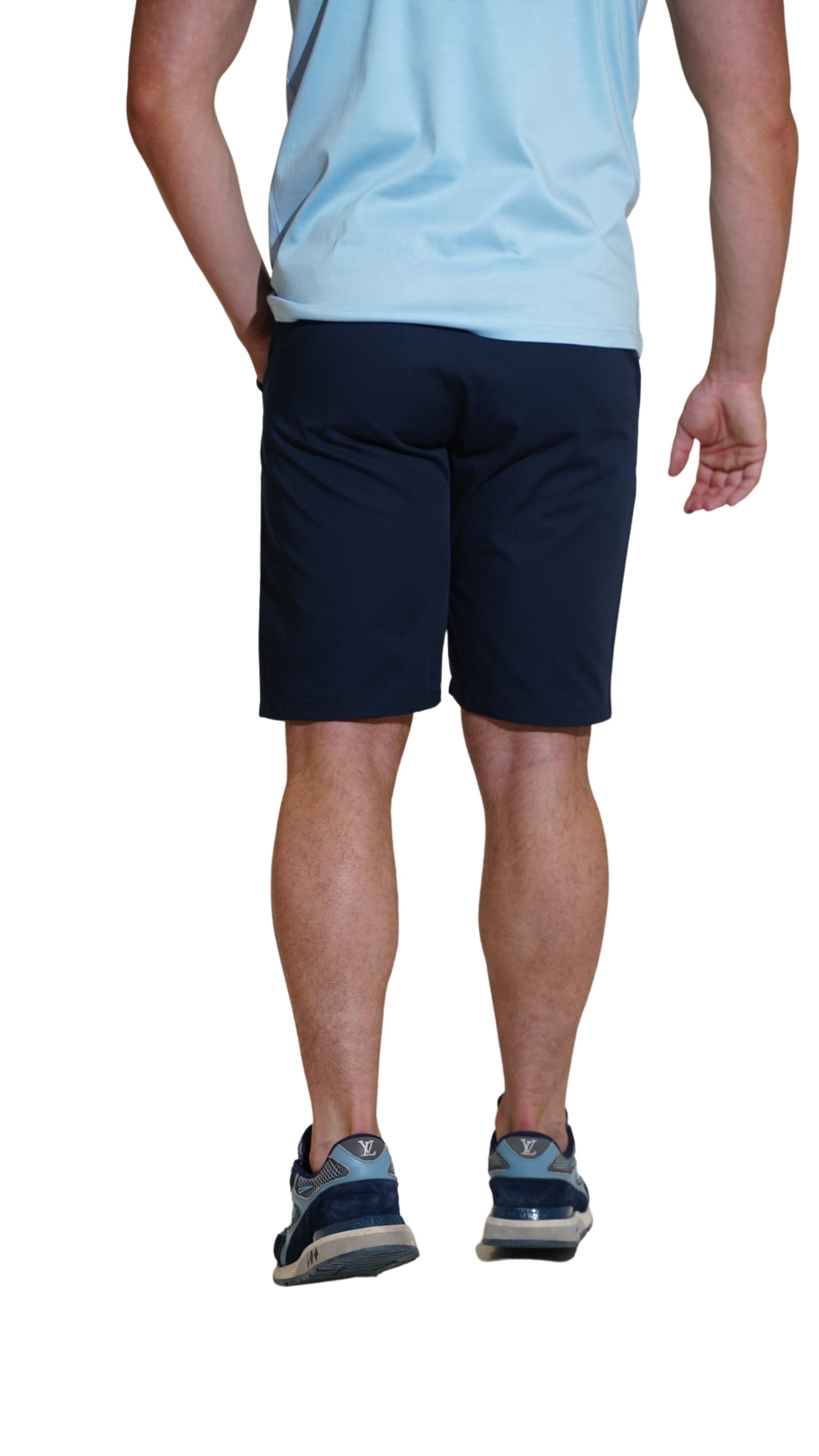 Men's Amico Navy Embroidery Shorts