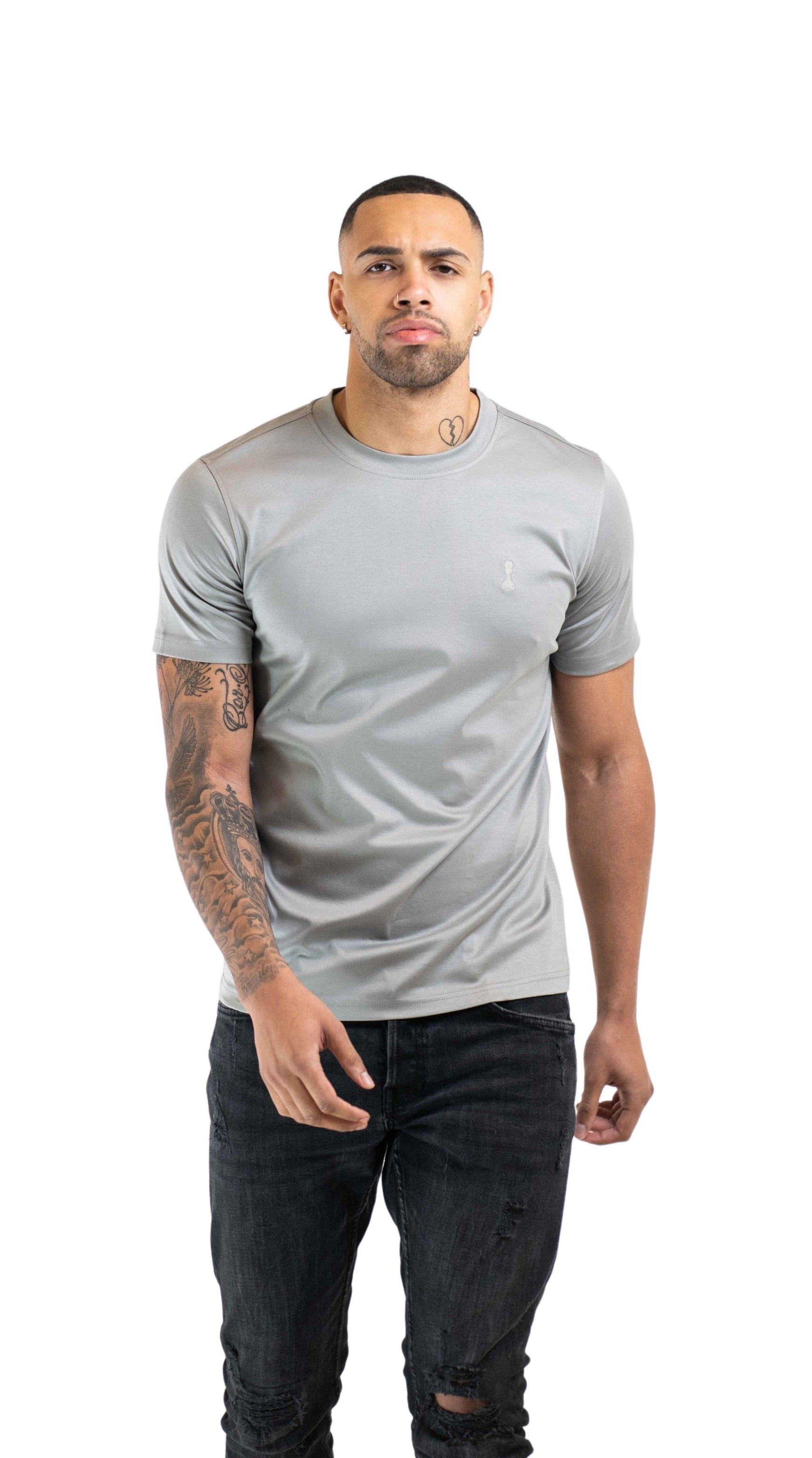 Amico Embroidery Grey Tee